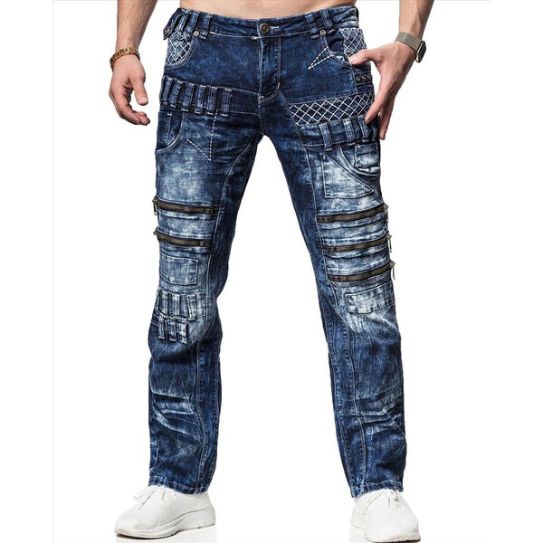 KOSMO LUPO nohavice pánske KM8006 L:32 džínsy, jeans 43730735