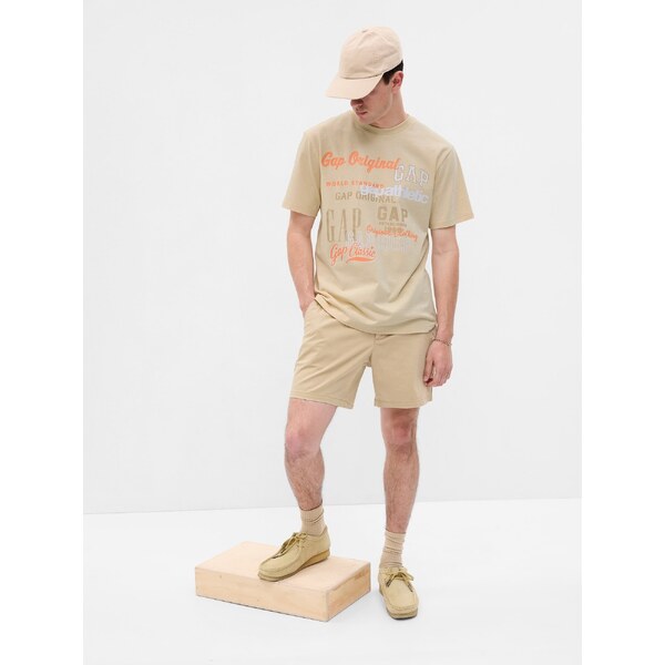 Béžové pánske tričko GAP 50523483
