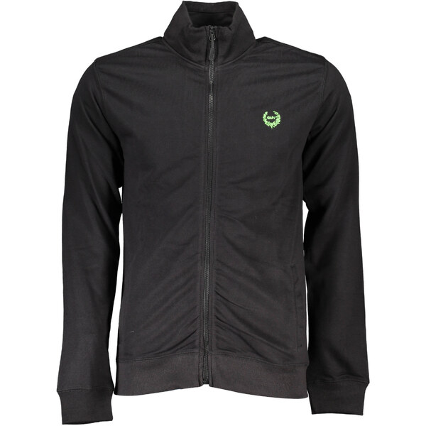 GIAN MARCO VENTURI Pánska čierna mikina na zips 64706744