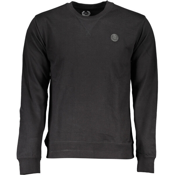 GIAN MARCO VENTURI Pánska čierna mikina bez zipsu 64704245