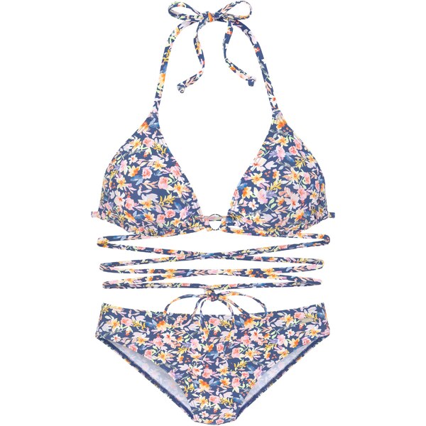 BUFFALO Bikiny modrá / svetložltá / oranžová / ružová 54249654