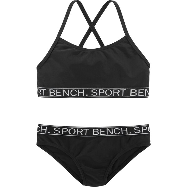 BENCH Bikiny čierna / biela 54445085