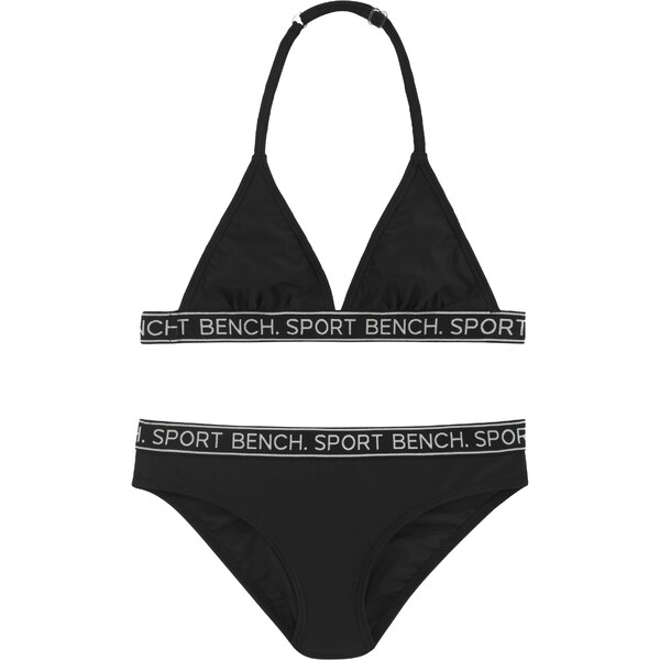BENCH Bikiny striebornosivá / čierna 54249705
