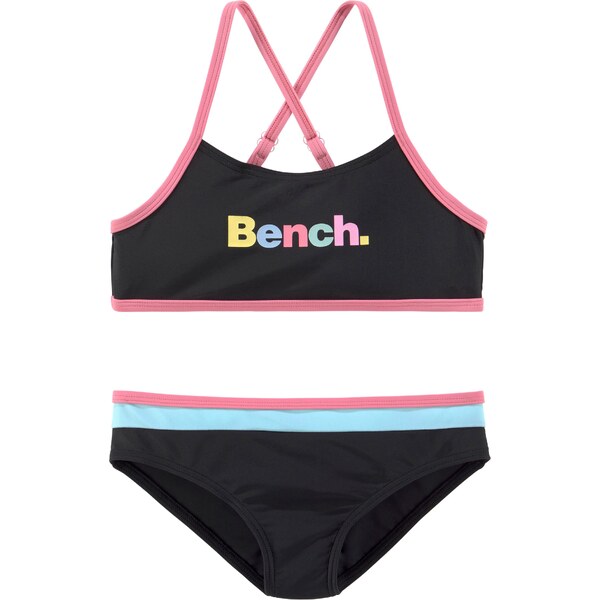 BENCH Bikiny svetlomodrá / žltá / svetloružová / čierna 54249706