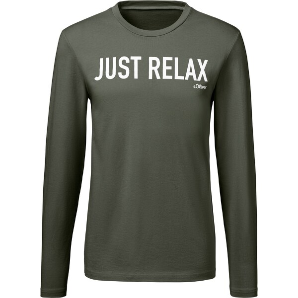 s.Oliver Tričko kaki / biela 54249718