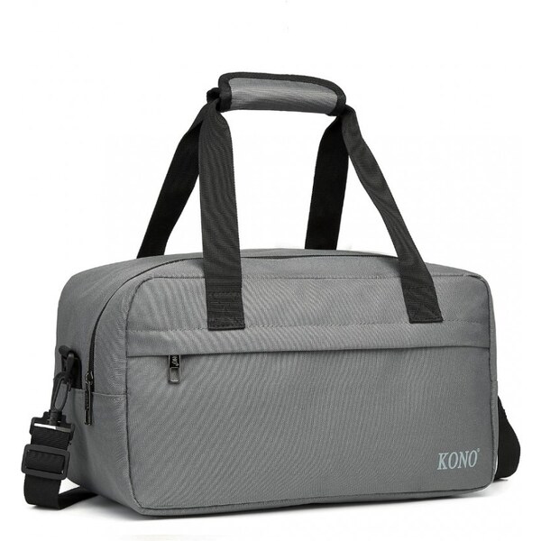 Cestovná taška KONO unisex malá šedá 46997647