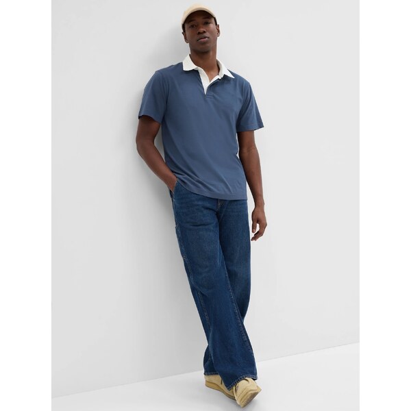 Polokošele pre mužov GAP - tmavomodrá, biela 50533682