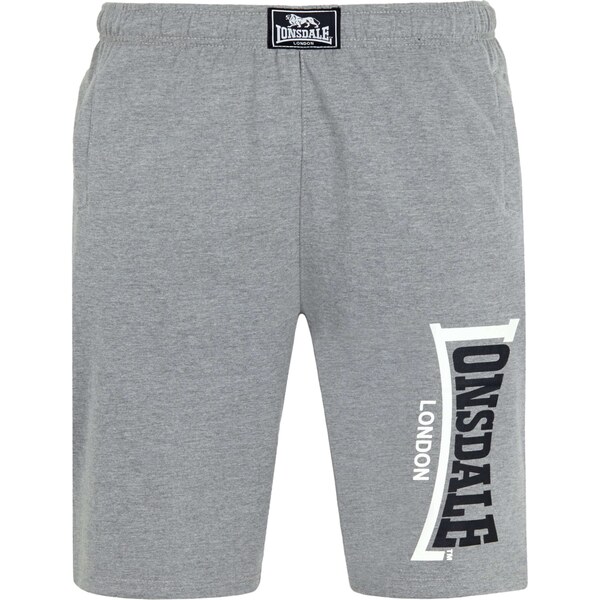 LONSDALE Nohavice Jam sivá melírovaná / čierna / biela 64427833