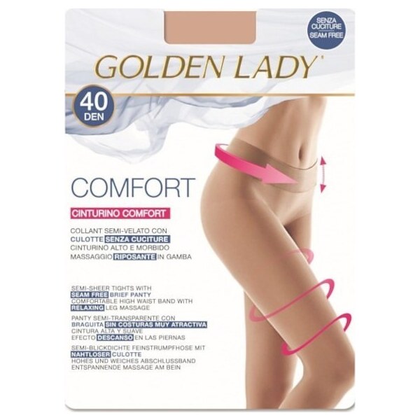 BASIC Silonky - sťahovacie - Golden Lady Comfort 40 den 43016981