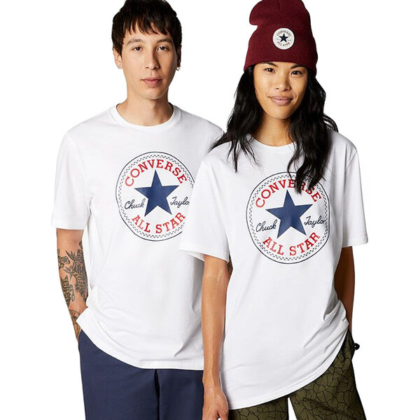 Converse Go-To All Star Patch Standard Fit T-Shirt - Unisex - Tričko 66357119