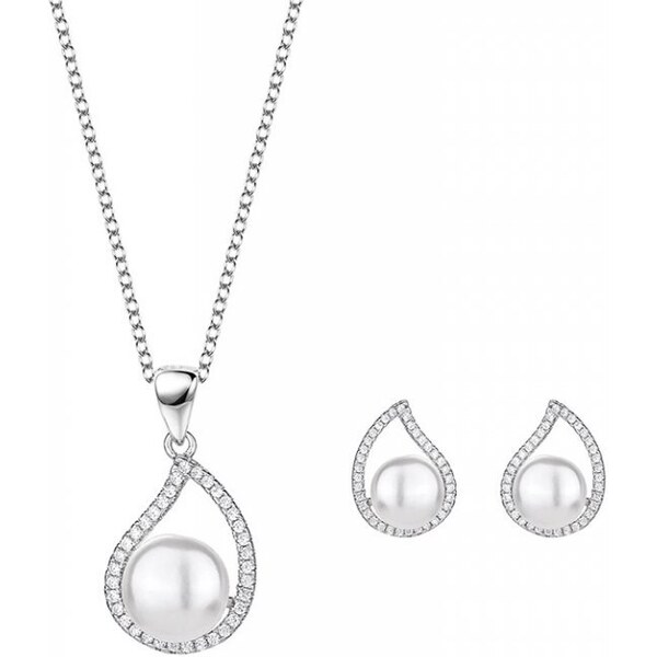 Olivie Strieborná sada šperkov PERLY 7054 35987477