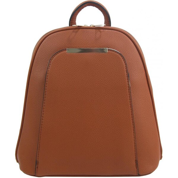 Jessica Bags Elegantný menší dámsky batôžtek / kabelka hnedá 43587650