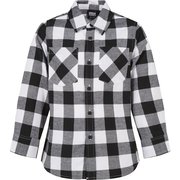 Urban Classics Košeľa čierna / biela 26192038