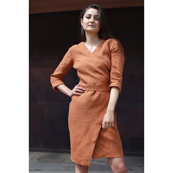 Autorské šaty Lotika zo 100% konope 49240835