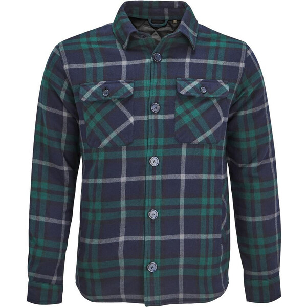 Kockovaná košeľa s podšívkou SOLS 62678002