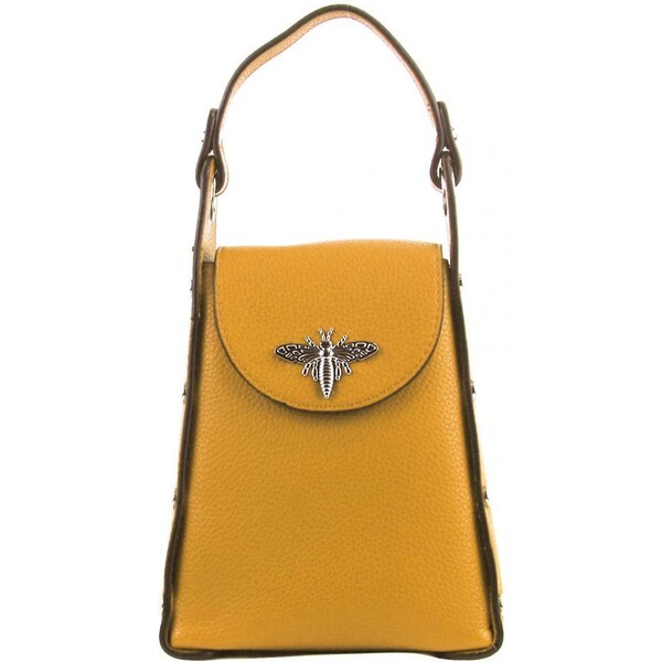 Made in China Menšia dámska kabelka crossbody / do ruky žltá 43587675