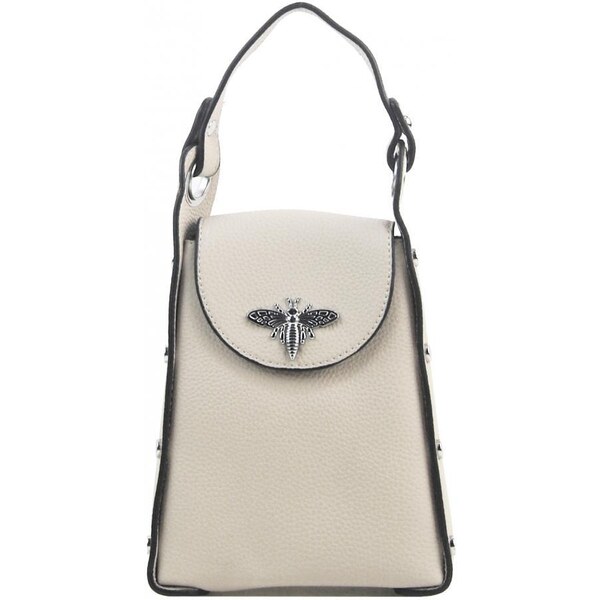 Made in China Menšia dámska kabelka crossbody / do ruky krémová 43587668