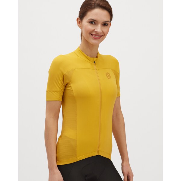 Dámsky cyklo dres Silvini Montella žltá 43191679
