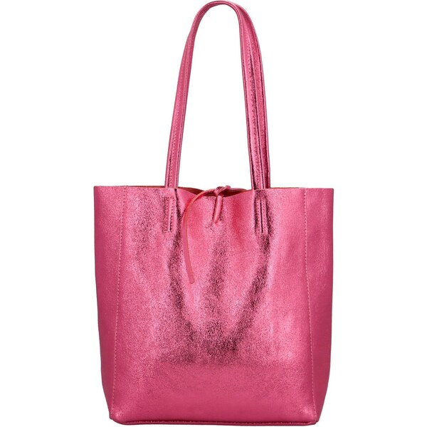 Dámska fuchsiová kožená kabelka cez rameno - ItalY Noox Lami Two 43628506