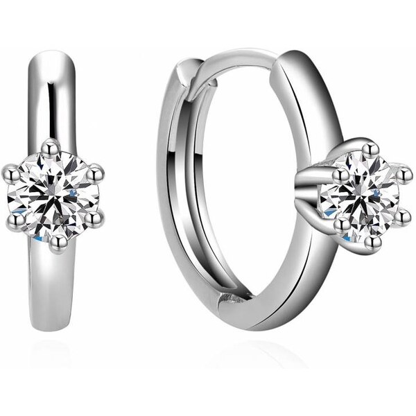 MOISS Pôvabné kruhové náušnice so zirkónmi E0000894 66578761