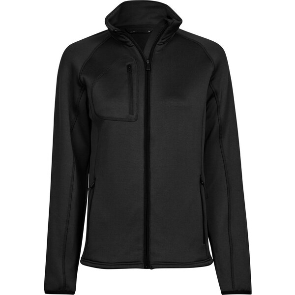 Dámska elastická fleecová bunda s hladkým povrchom Tee Jays 62678029