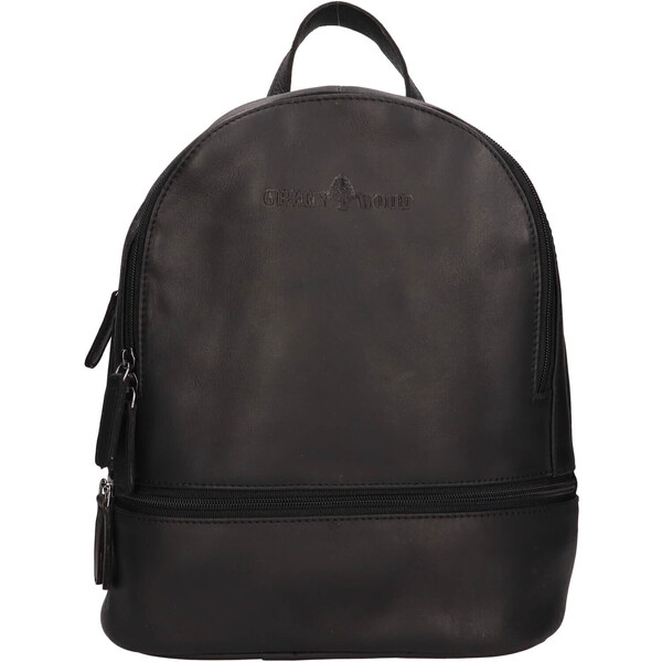 Dámsky kožený batoh Greenwood Makke - čierna 43210233