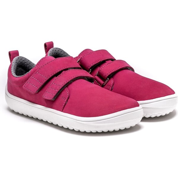 Detské kožené barefoot topánky Be Lenka Jolly tmavo ružová veľkost 65796993