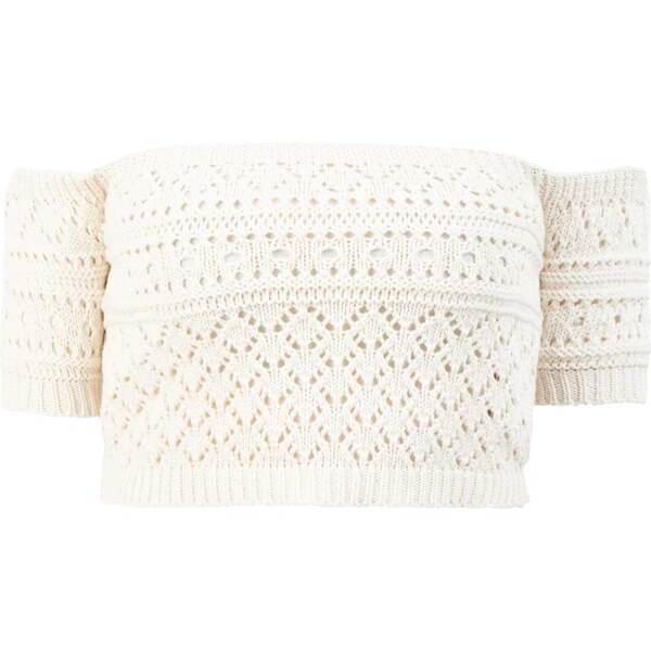 MYMO Vyšívaný top biela ako vlna 54244581