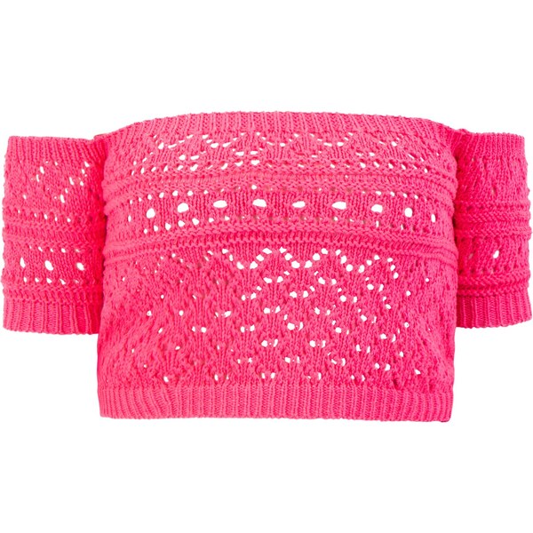 MYMO Vyšívaný top neónovo ružová 54244582