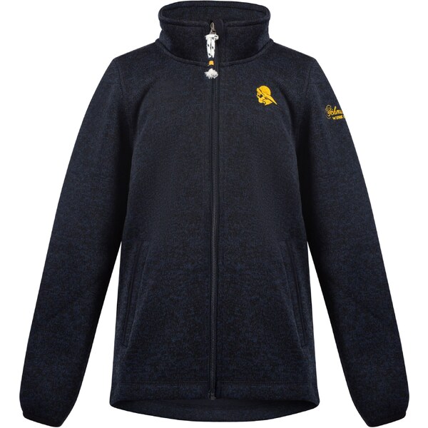 Schmuddelwedda Flisová bunda tmavomodrá / žltá 54244913