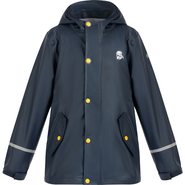 Schmuddelwedda Funkčná bunda tmavomodrá / šafránová / sivá / biela 54247007