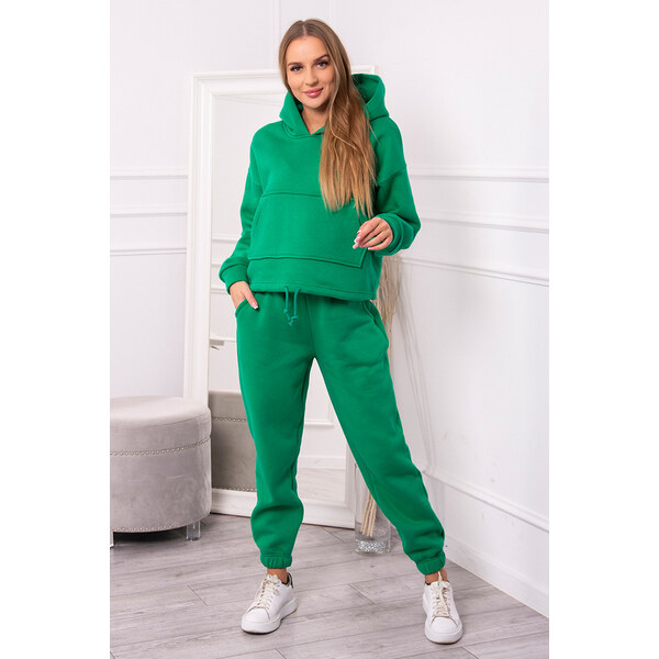 Kesi Dámska tepláková súprava s kapucňou Lucy zelená, Farba zelená 43248353