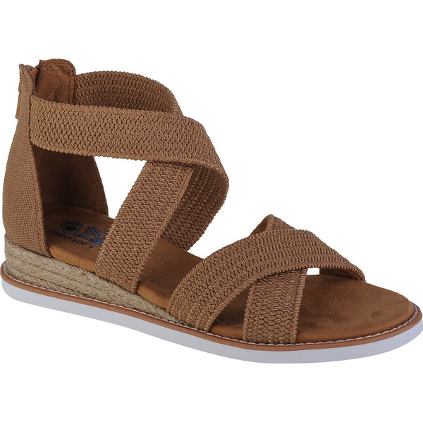 Hnedé dámske sandále Skechers Desert Kiss - Desert Nights 113540-TAN 61532773