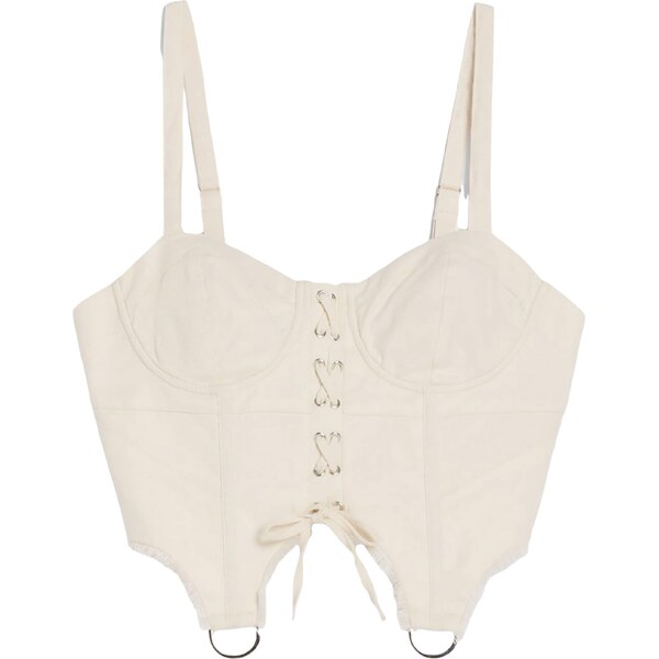 Bershka Top nebielená 54251117