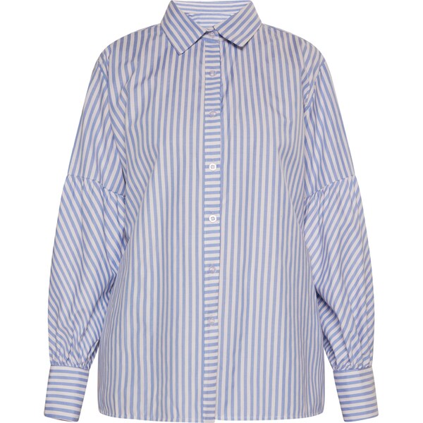 DreiMaster Vintage Blúzka modrá / biela 54243392