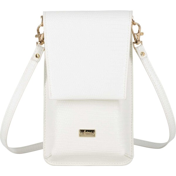faina Taška cez rameno zlatá / biela 65868241