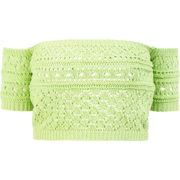 MYMO Vyšívaný top svetlozelená 54244585