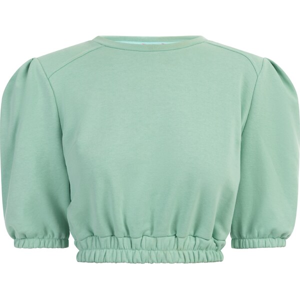 MYMO Mikina pastelovo zelená 54246237
