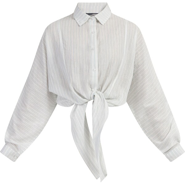 DreiMaster Vintage Blúzka pastelovo modrá / zlatá / prírodná biela 65868326