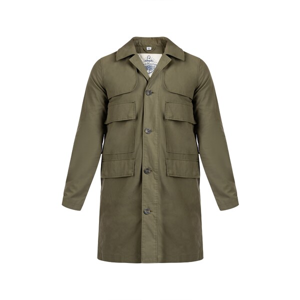 DreiMaster Vintage Prechodný kabát olivová 54247717