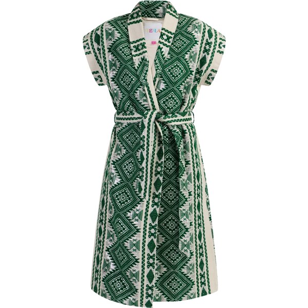 IZIA Vesta tmavozelená / strieborná / biela ako vlna 65642409