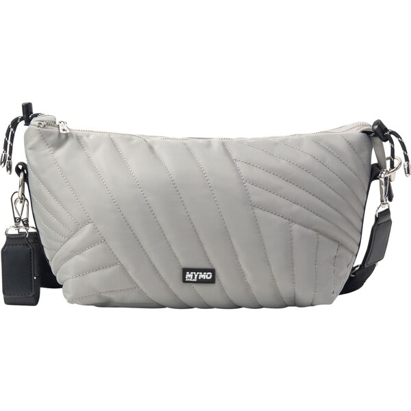 myMo ATHLSR Taška cez rameno dymovo šedá / čierna / biela 65791392