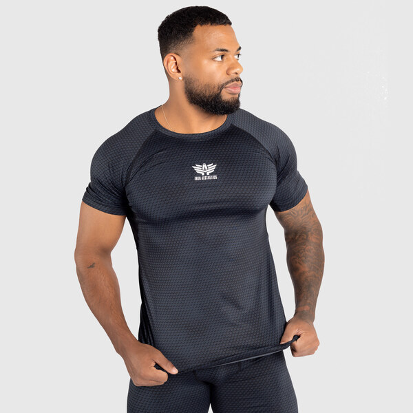 Funkčné tričko Iron Aesthetics Evolution, čierne 43265304