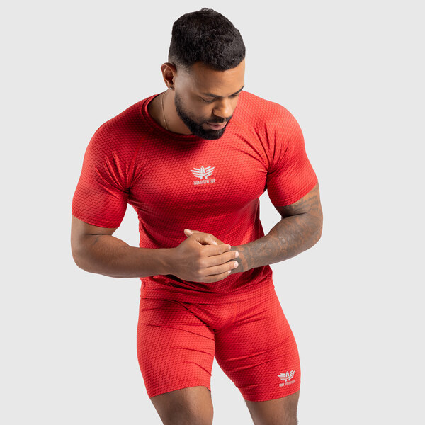 Funkčné tričko Iron Aesthetics Evolution, červené 43265305