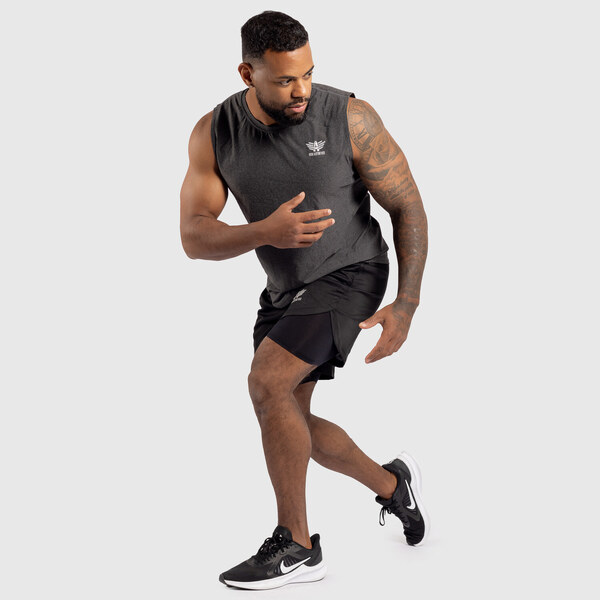 Funkčné tielko Iron Aesthetics Texture, čierne 43265311