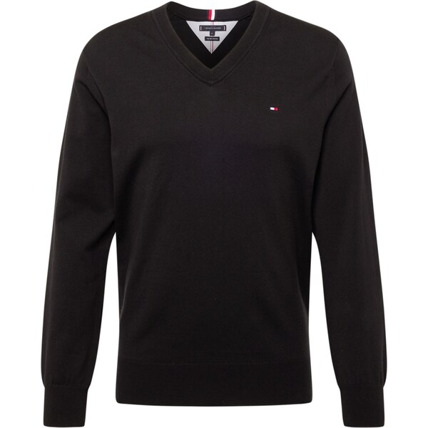 TOMMY HILFIGER Sveter červená / čierna / biela 43299061