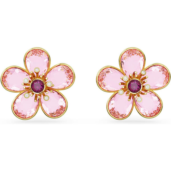 Swarovski Krásne pozlátené náušnice so Swarovski kryštálmi Florere 66581801