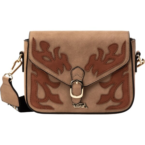 IZIA Taška cez rameno žltohnedá / hrdzavohnedá / zlatá 54248036