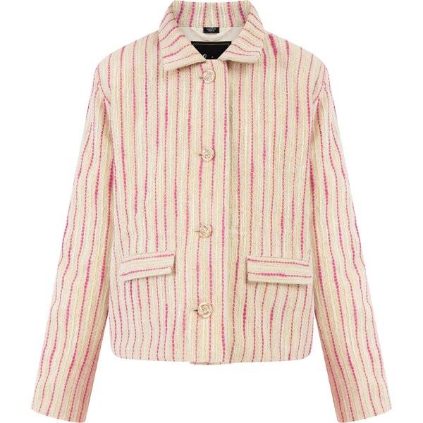 faina Blejzer ružová / biela ako vlna 54248514