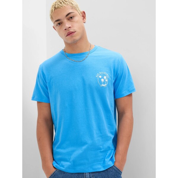 Modré pánske tričko Gap 50595544